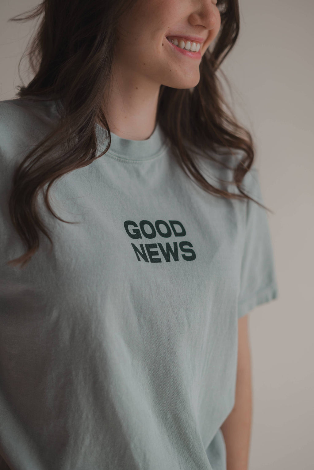 Good News Tee - Bay | Women's Christian Tee : S, M, L, XL