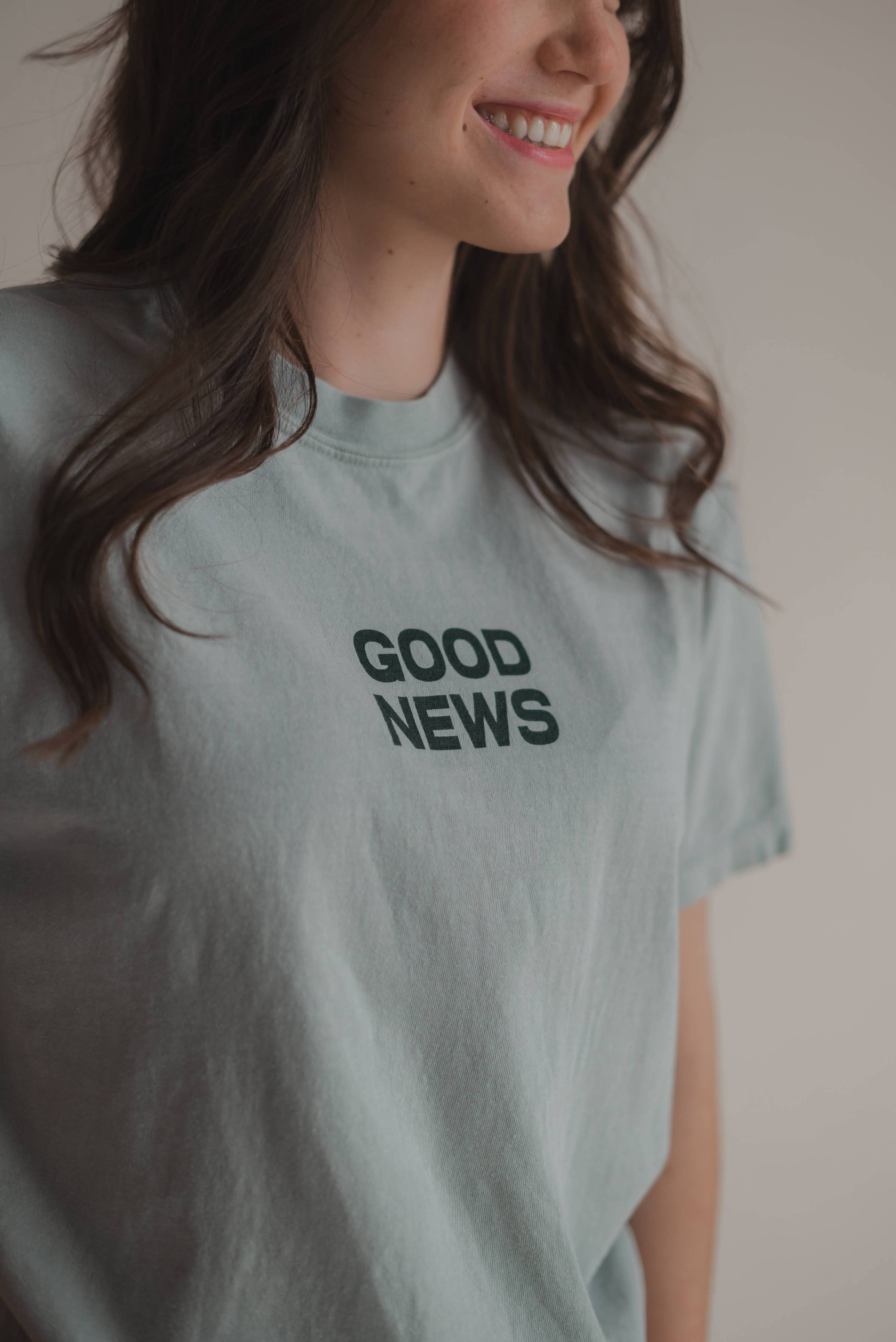 Good News Tee - Bay | Women's Christian Tee : S, M, L, XL