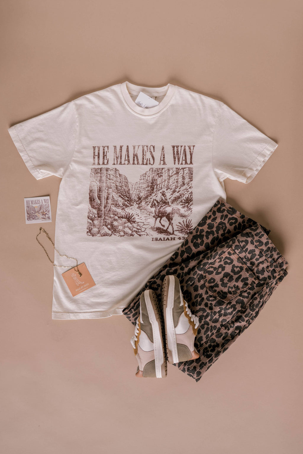 He Makes A Way Tee | Women's Christian Tee: S, M, L, XL