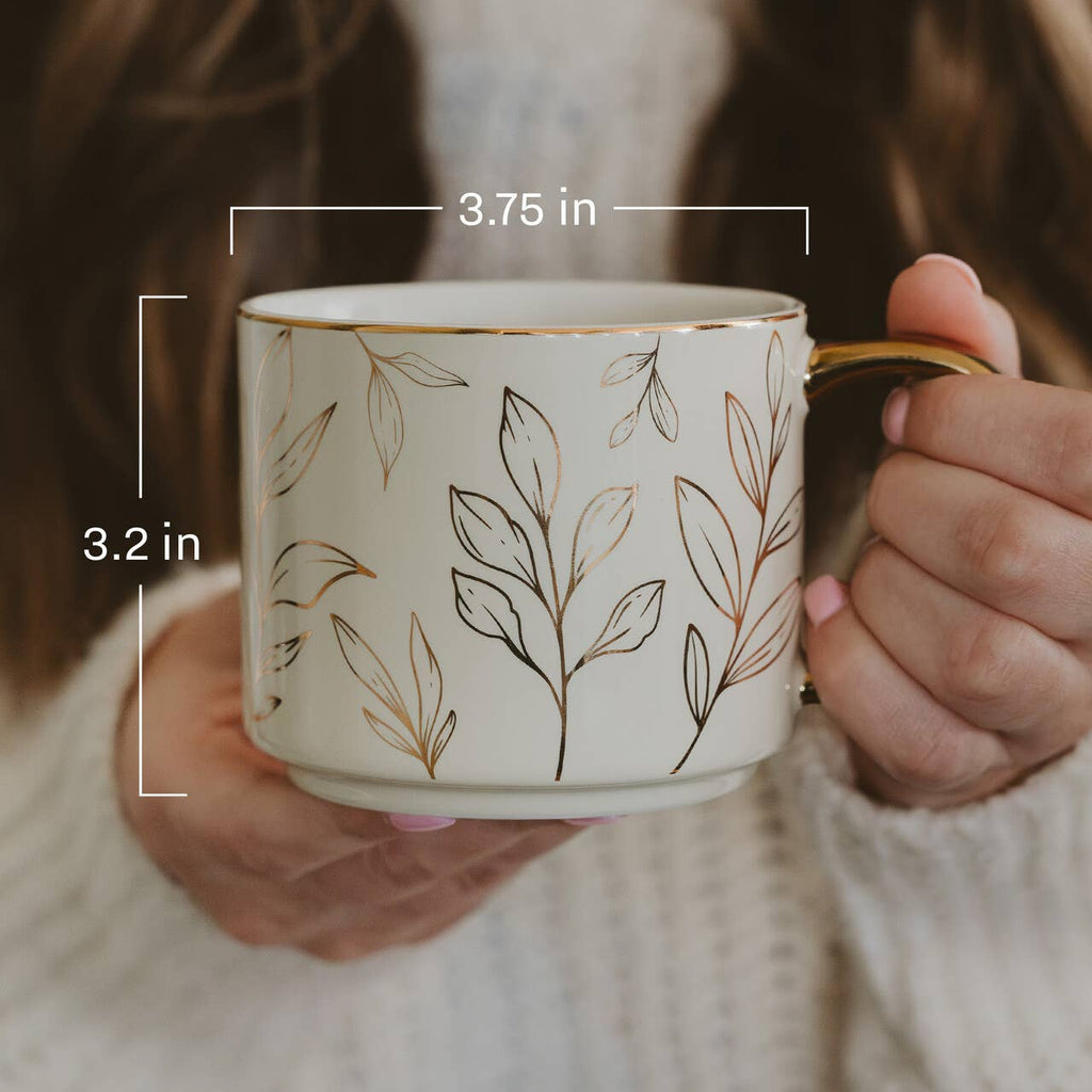 *NEW* Gold Leaves Coffee Mug - Fall Decor & Gifts