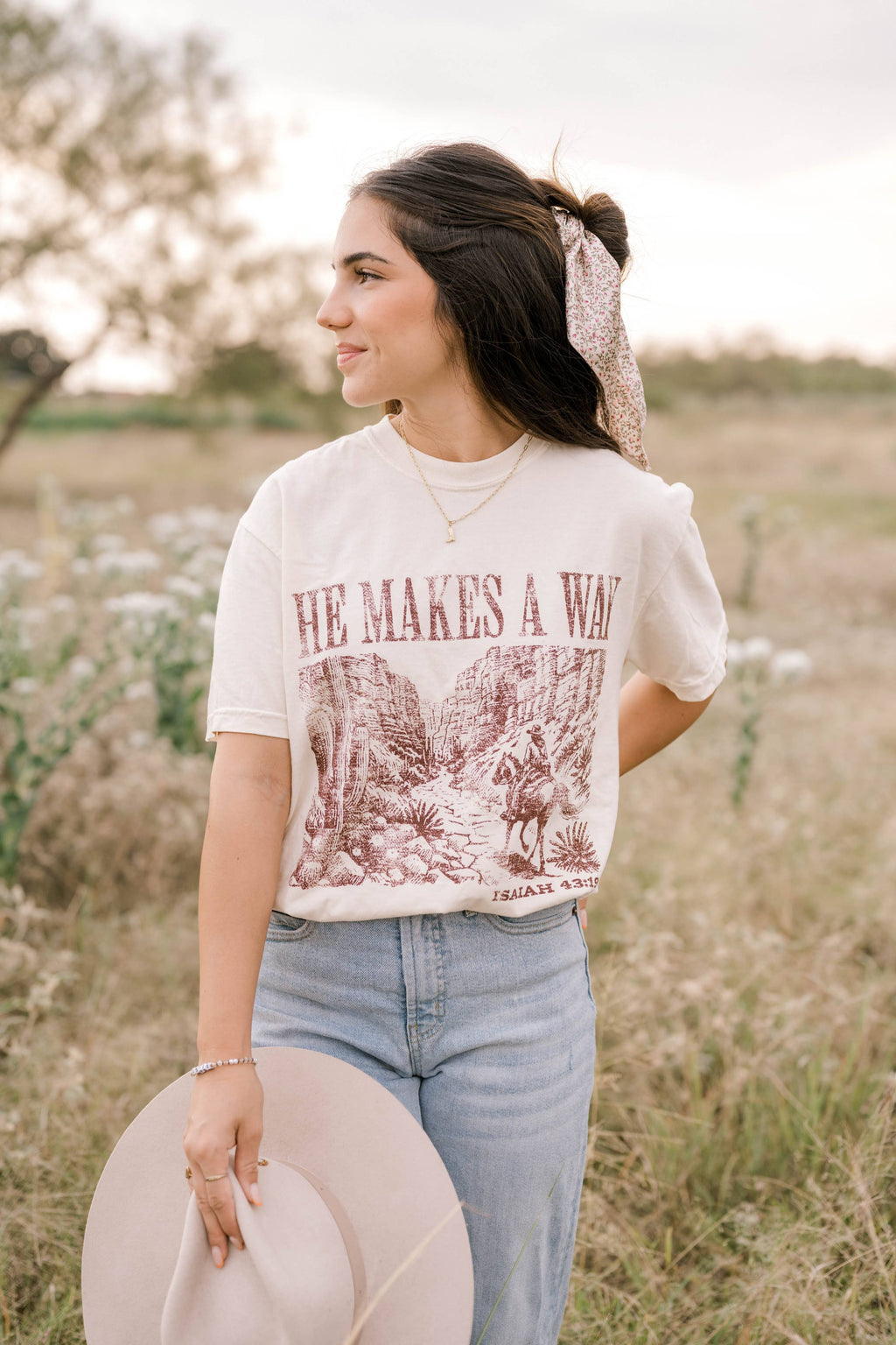 He Makes A Way Tee | Women's Christian Tee: S, M, L, XL