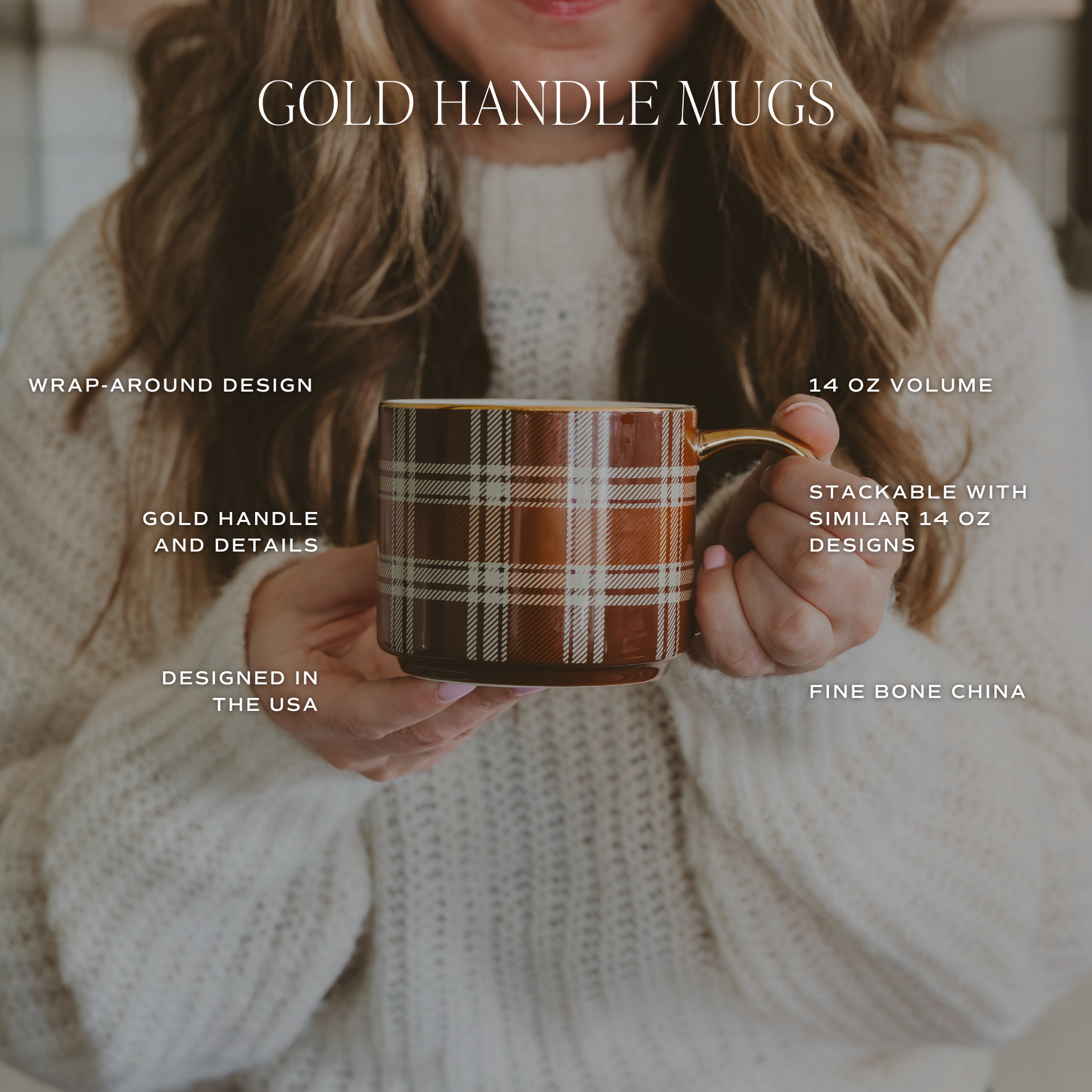 *NEW* Gold Leaves Coffee Mug - Fall Decor & Gifts
