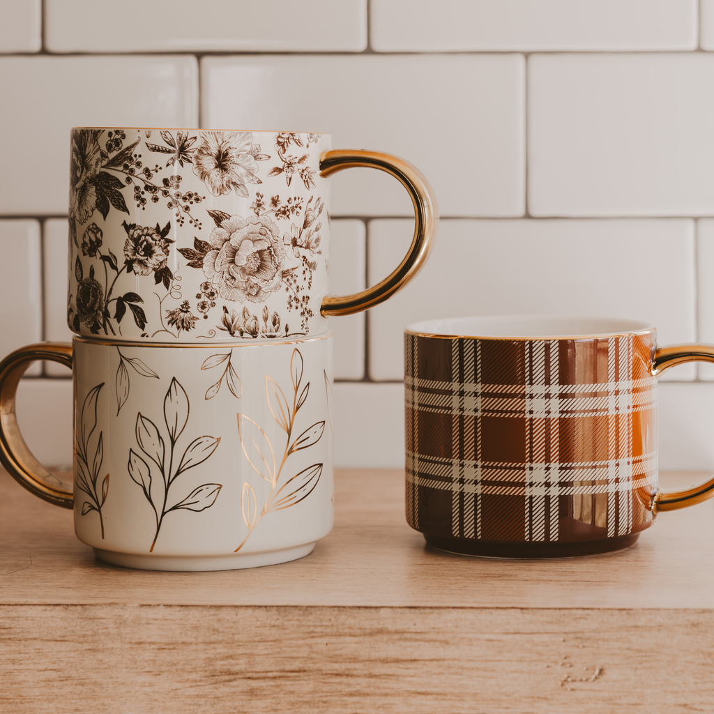 *NEW* Gold Leaves Coffee Mug - Fall Decor & Gifts