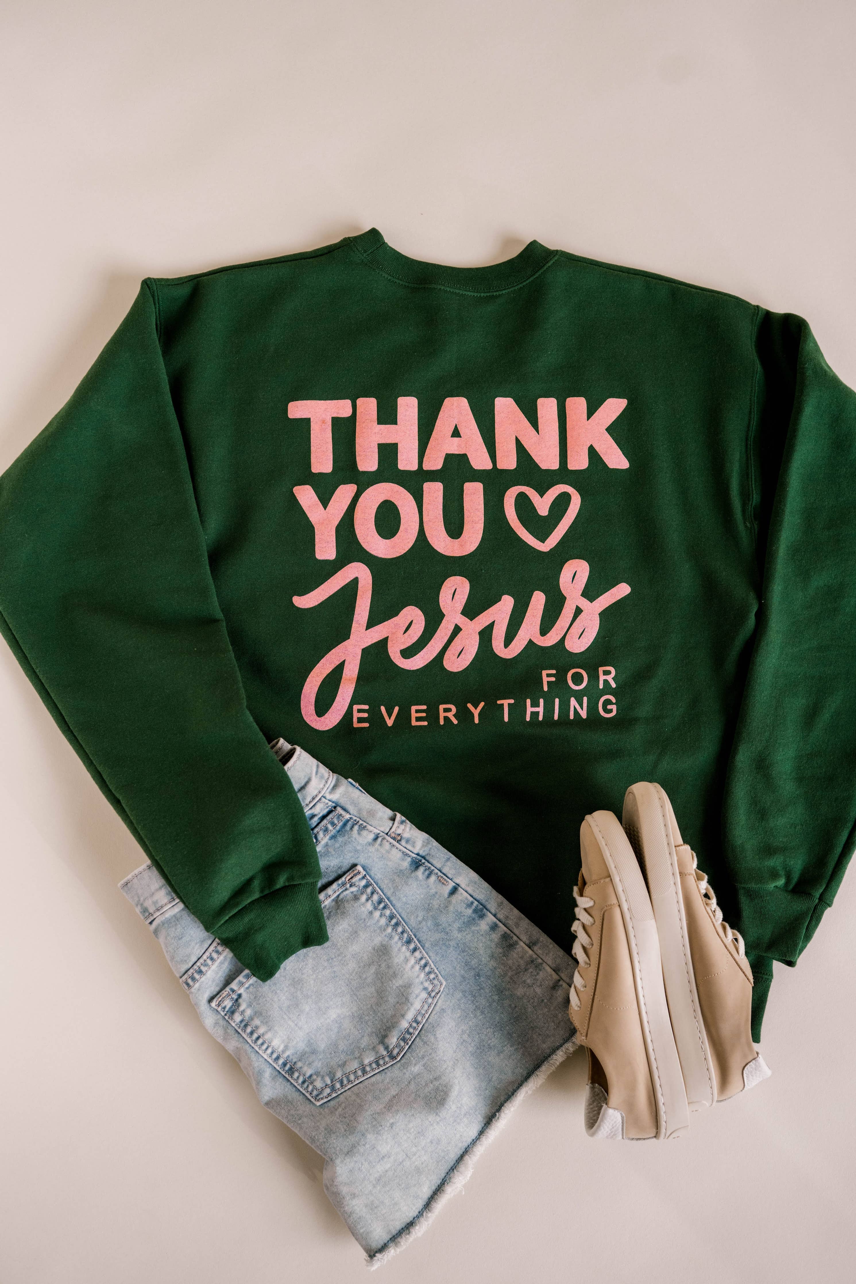 Thank You Jesus Pullover | Christian Pullover  : S, M, L, XL