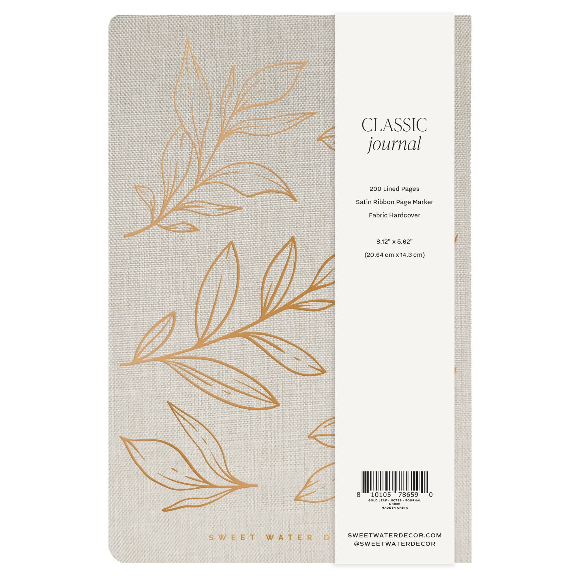 *NEW* Gold Leaves Notes Journal - Stationery & Gifts