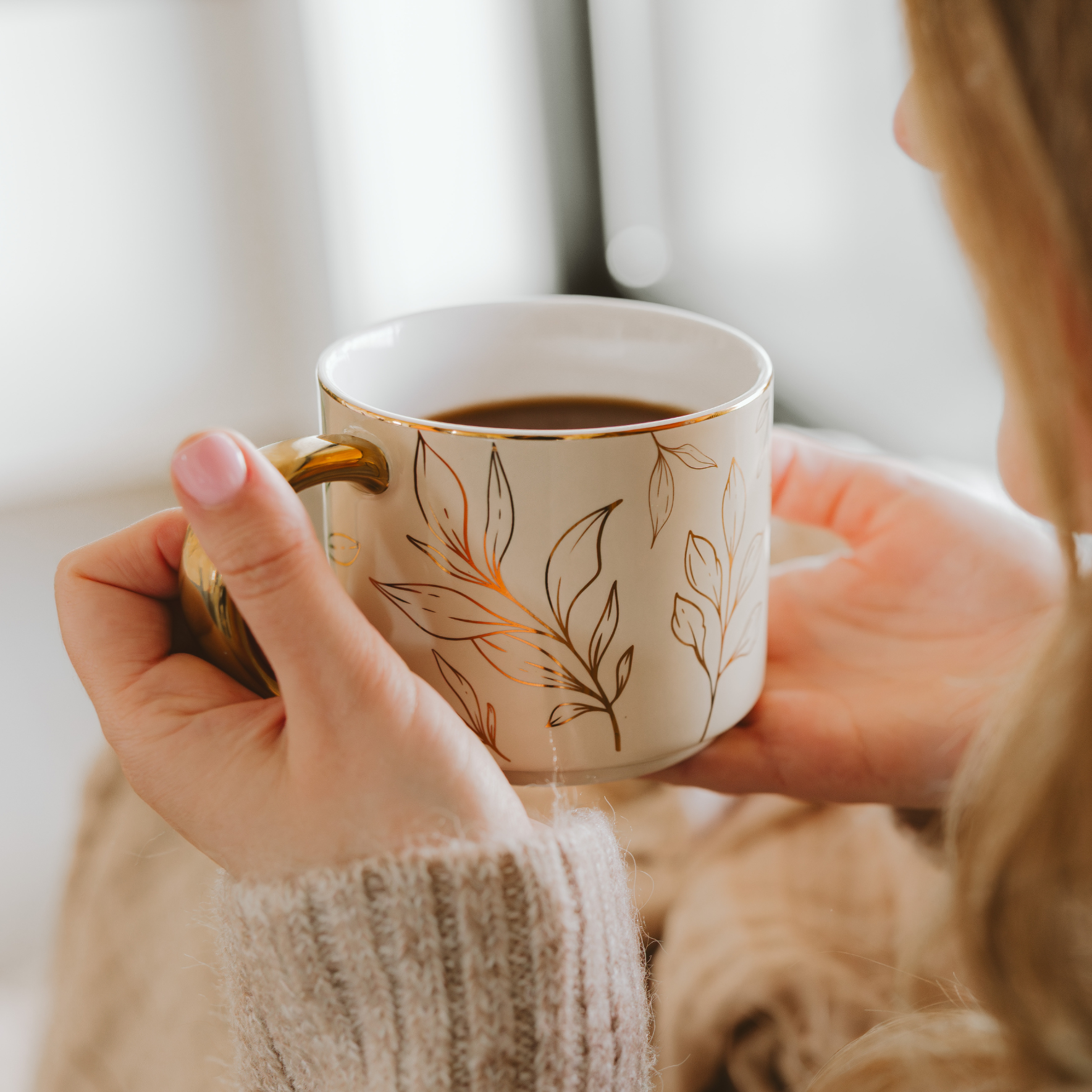 *NEW* Gold Leaves Coffee Mug - Fall Decor & Gifts