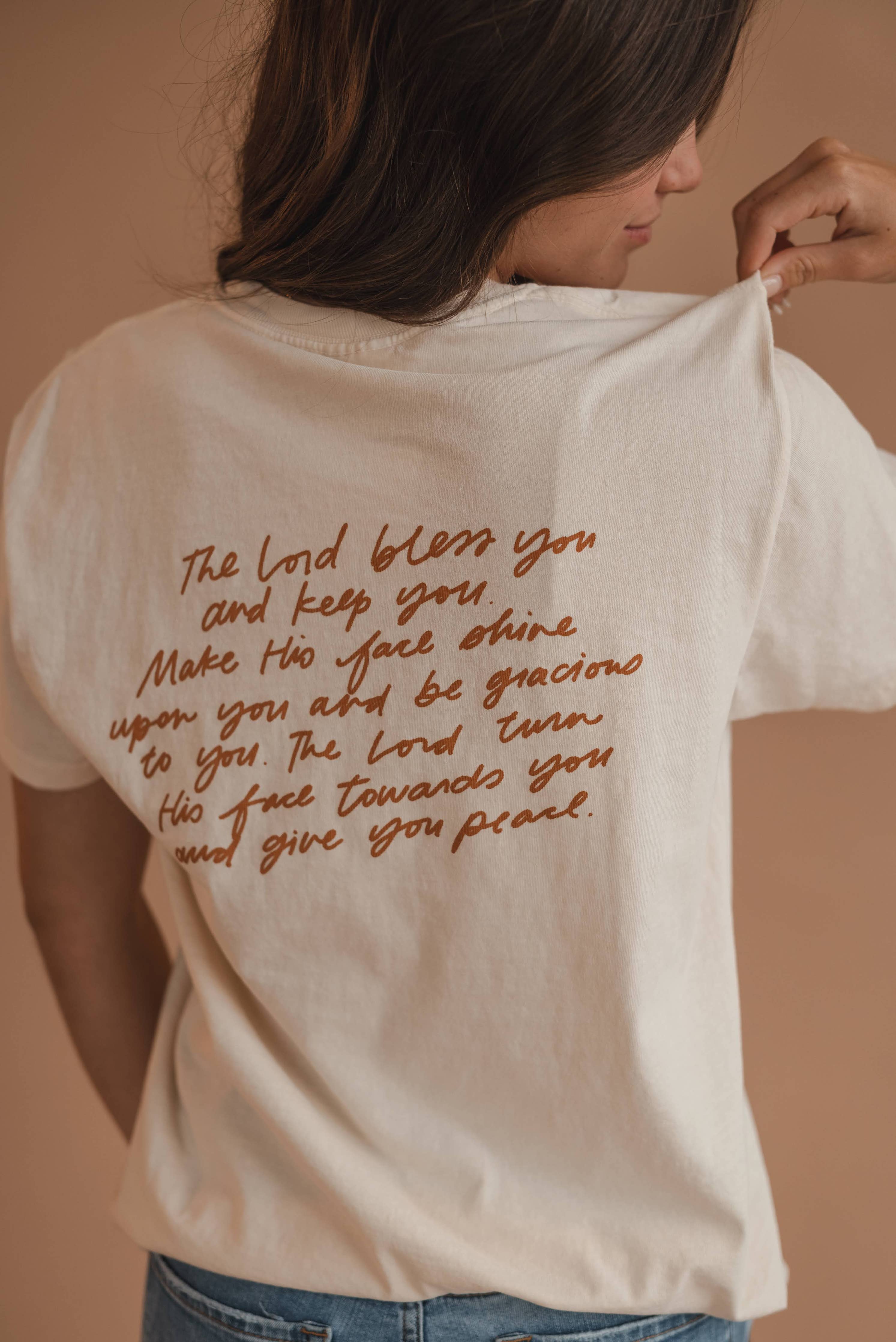 The Blessing Tee - Ivory | Christian Faith: S, M, L, XL