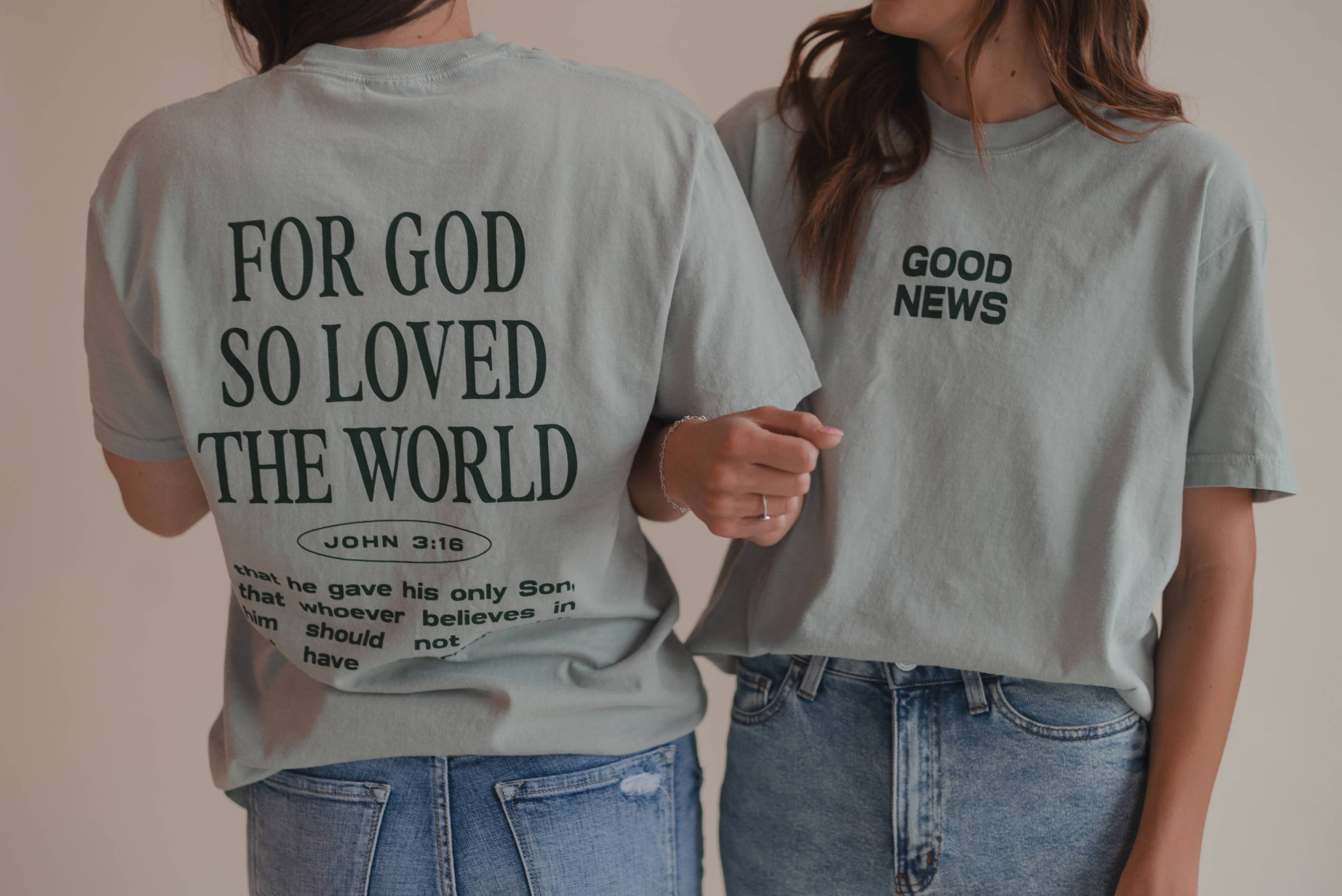 Good News Tee - Bay | Women's Christian Tee : S, M, L, XL