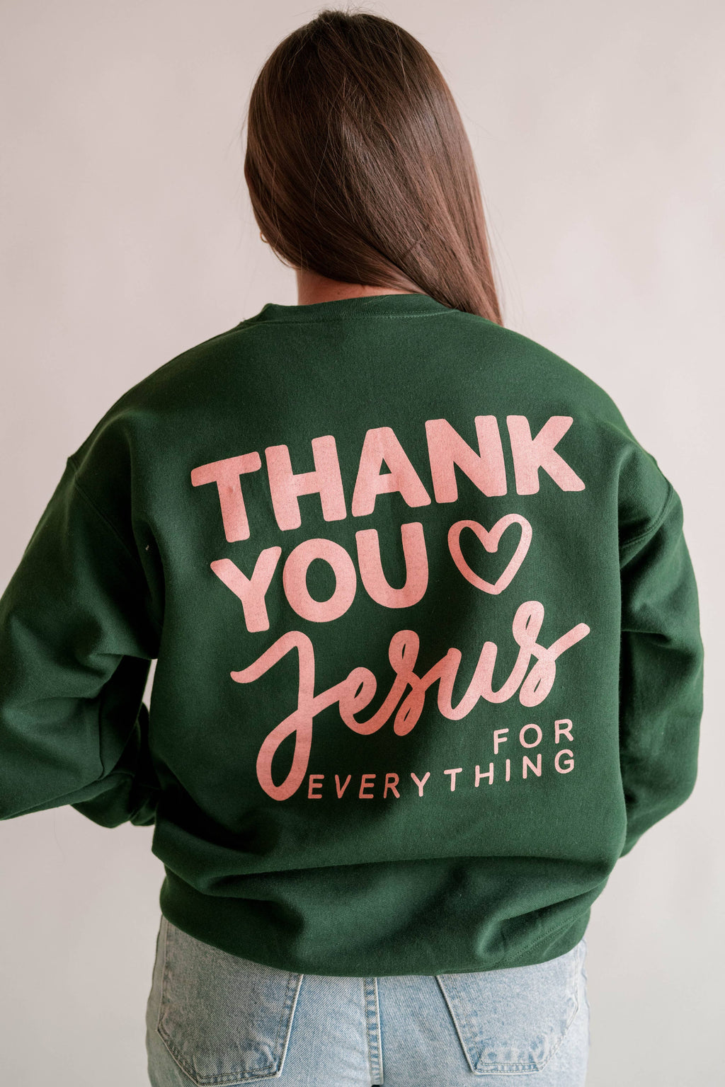 Thank You Jesus Pullover | Christian Pullover  : S, M, L, XL